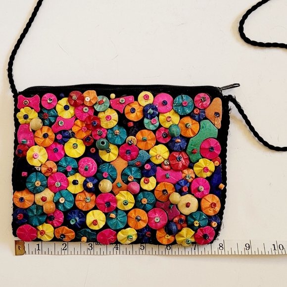 Handmade beaded purse - Picture 7 of 10